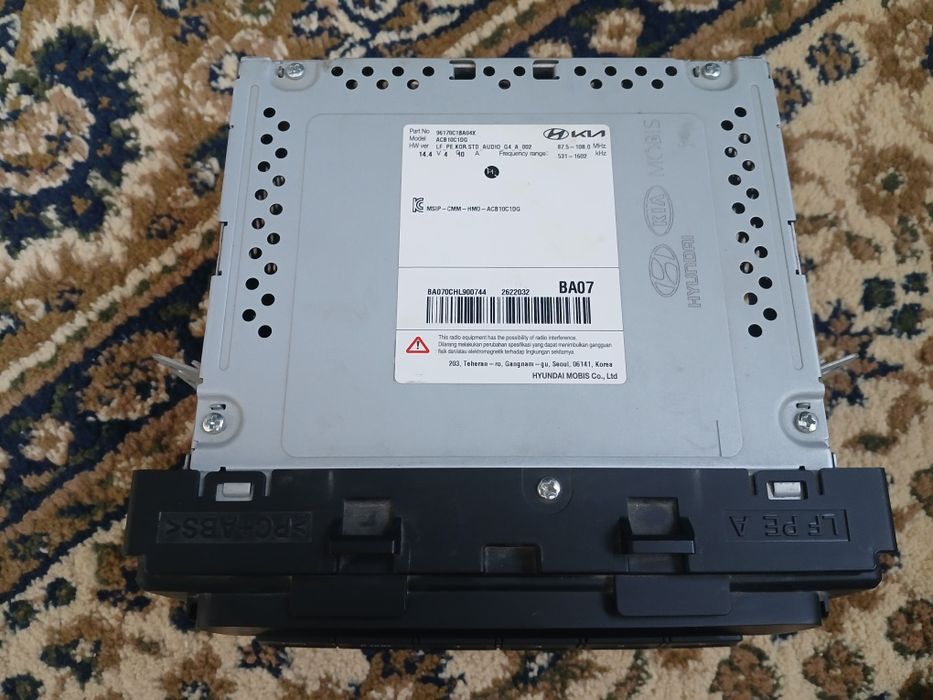 Штатный магнитолла