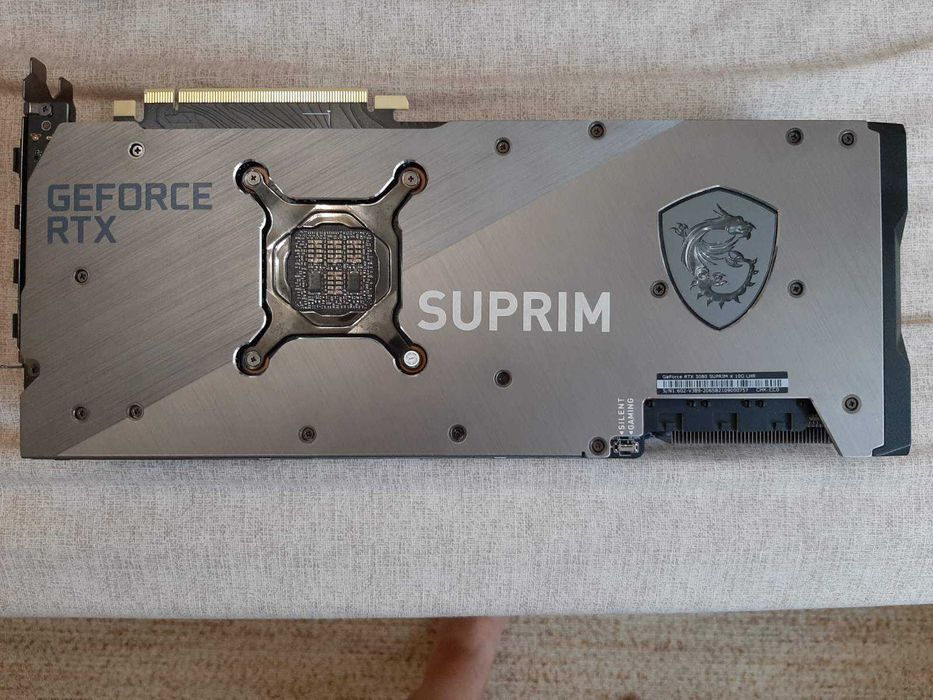 Видео карта GEFORCE RTX 3080 , SUPRIME X , 10GB , GDDR6X