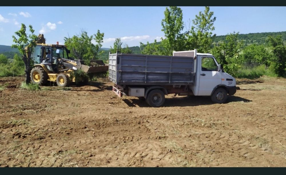 Услуги с трактор ,багер и самосвал