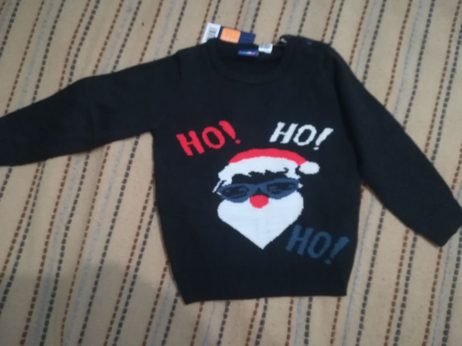 Нов коледен, новогодишен пуловер за 1 година