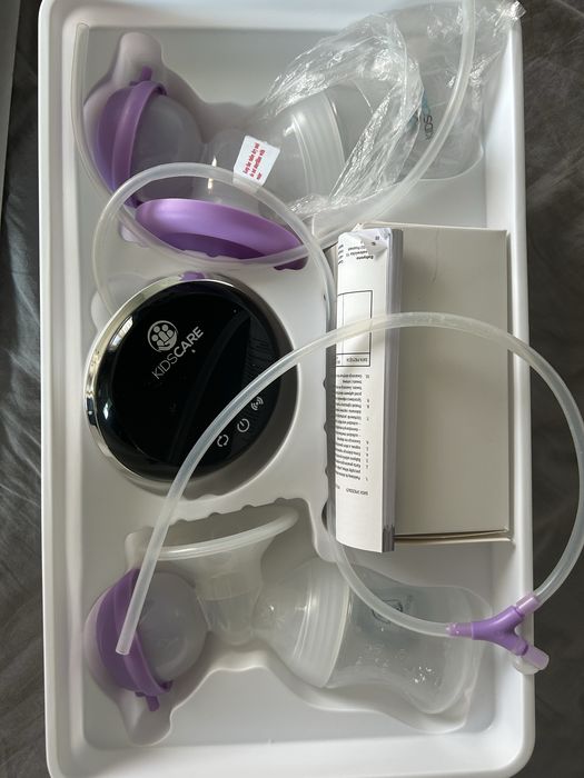 Pompa de san electrica dubla cu acumulator