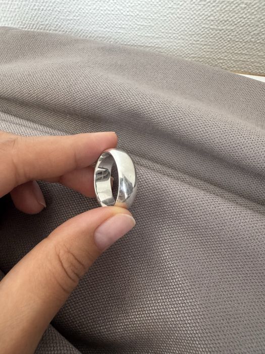 Серебряное обручальное кольцо