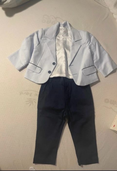 Costumas elegant bebe botez AnneBebe marimea 74