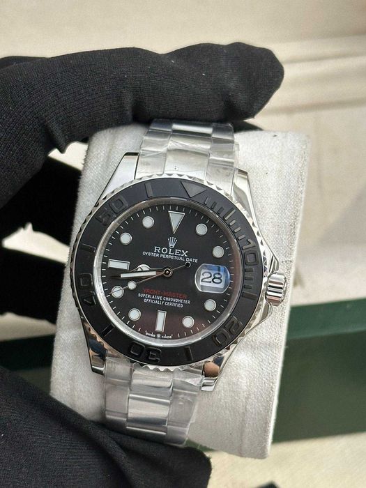 Rolex Yacht-Master Black Dial Steel 40mm