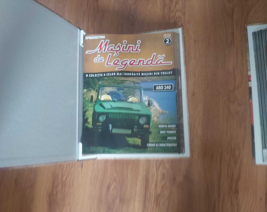Reviste cu date tehnice "Masini de Legenda" colectia contine 39 numere