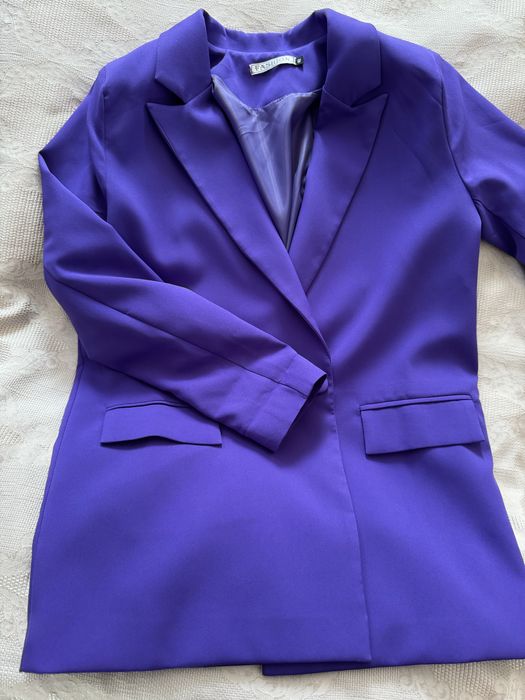 Пиджак удлиненный  прямого кроя