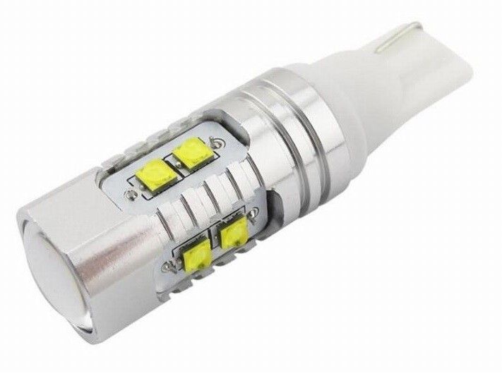 Bec led W5W de 50W CREE alb natural T10