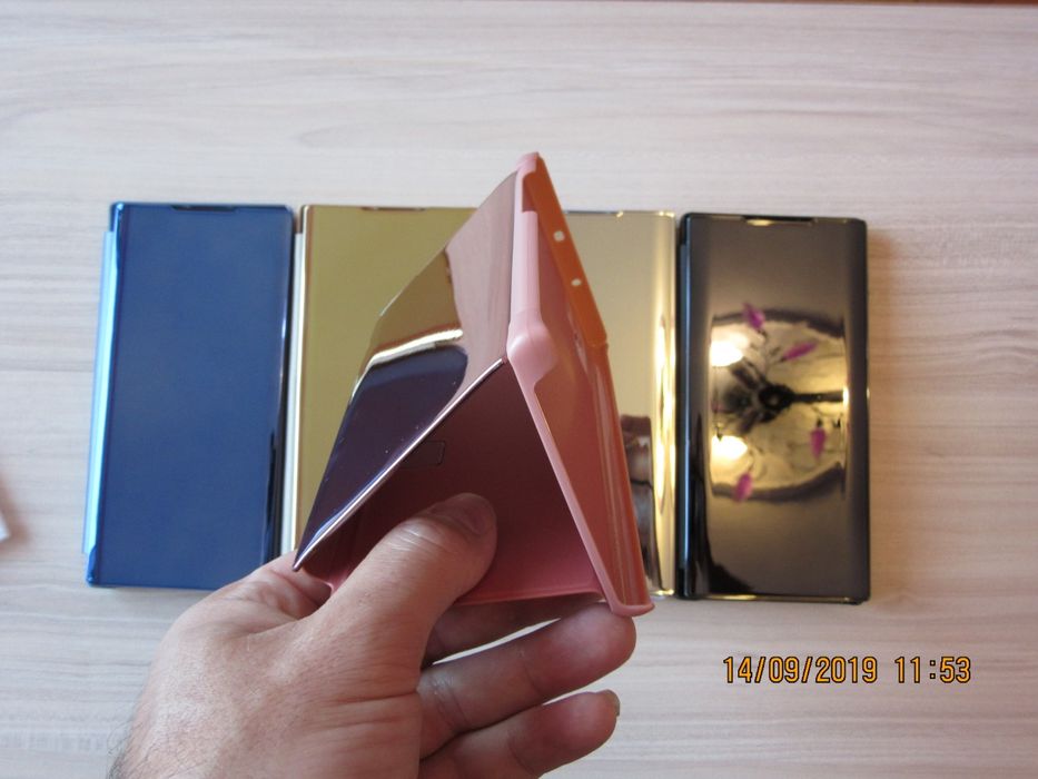 Samsung Galaxy S10 S10e Note 10 A80 A70 A40/CLEAR VIEW Огледален калъф