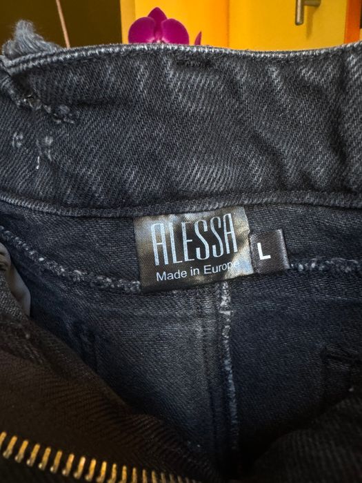 Дънкова черна пола Allessa