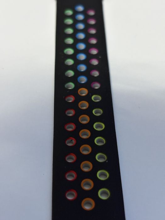 Curea Apple Watch 42/44/45/49 mm silicon sport rainbow XS*