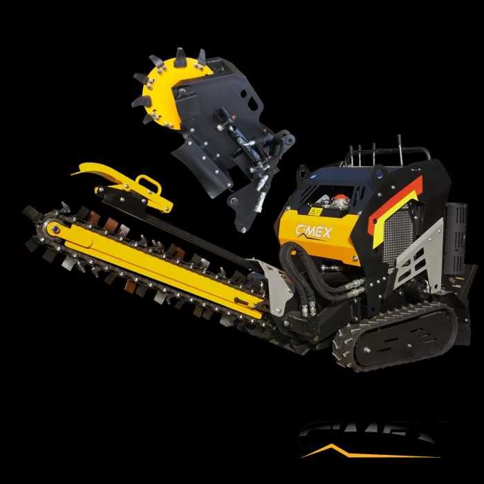 Каналокопател и Фреза за дънери, 2 в 1 CIMEX BM-27PRO BeaverMax