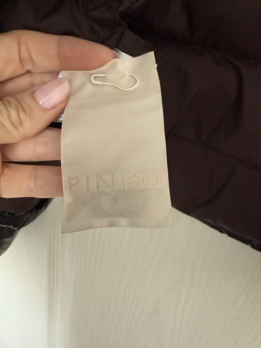 Лъскаво черно Яке Pinko като ново размер S