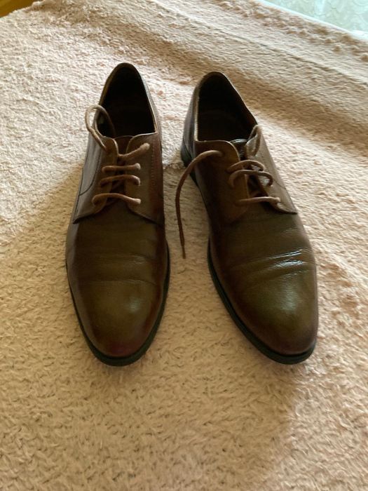 Pantofi bărbătești din piele Zara