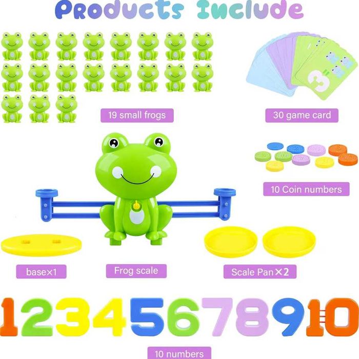 Broscuta - Balanta Matematica: Aventuri in Lunea Numerelor, 19Broscute