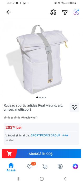 Rucsac sportiv Adidas Real Madrid