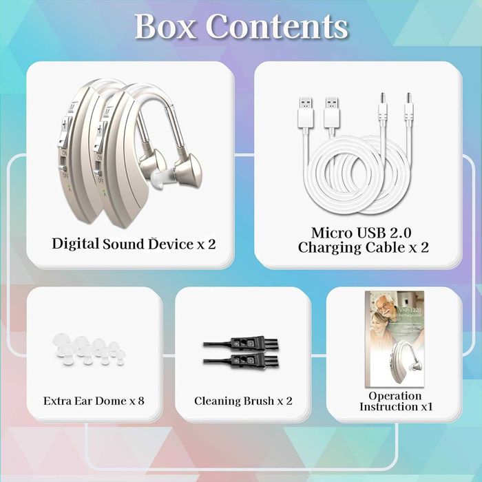 Dispozitiv auditiv reincarcabil cu reducere zgomot HIBRIQ