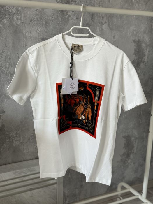 Tricou Hermes LV Off White D&G