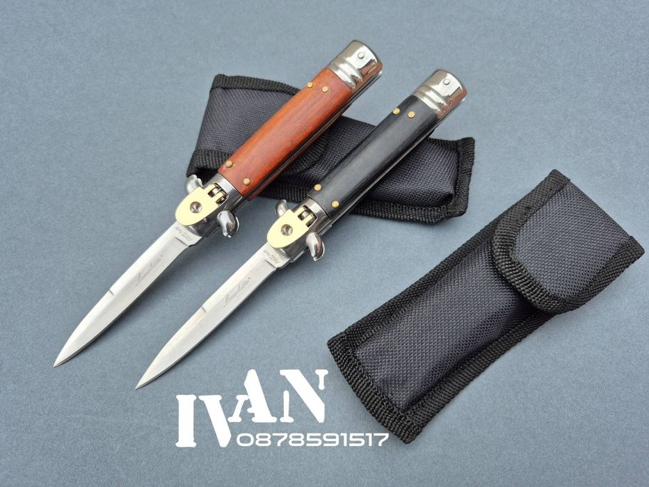 Италиански автоматичен ножStiletto-"leverletto by Bill Deshivs