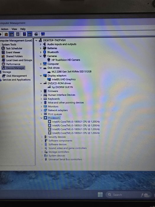 Laptop HP I3 gen 10 16 giga 512 ssd