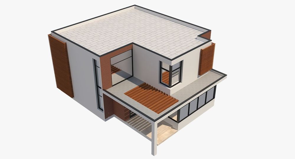 Экстерьер, 3dsMax