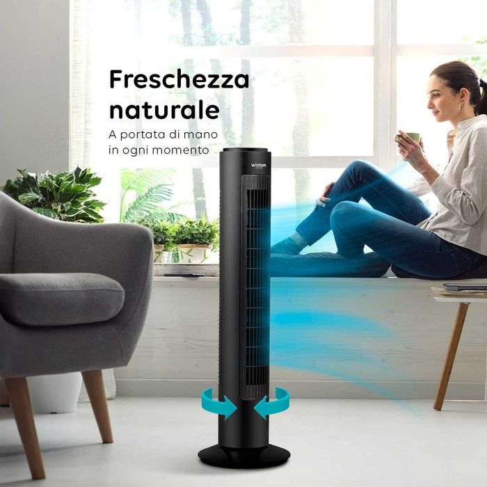 Wintem Airy Exclusive 70 см вентилатор тип кула, дистанционно, 54W