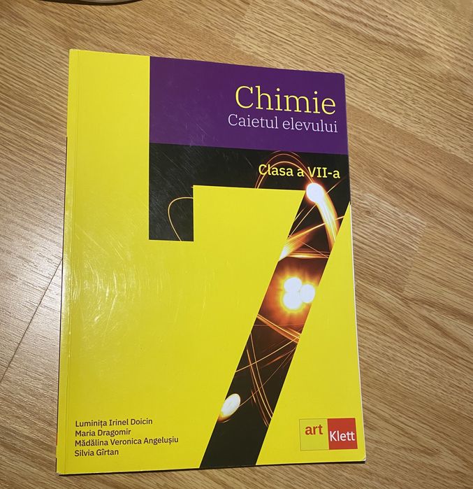 Caietul elevului Chimie, Istorie Art a 7 a, Manual Geografie,Informati