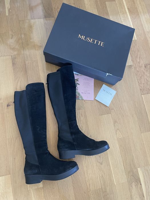 Cizme piele intoarsa Musette 36