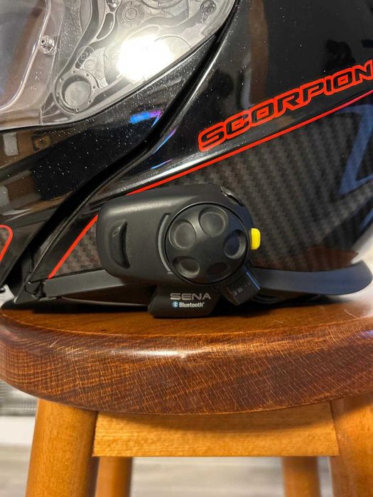 Casca moto Scorpion EXO-920 M + SENA Bluetooth – Stare Foarte Buna