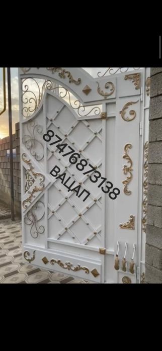 покраска ворот двери топчан навес