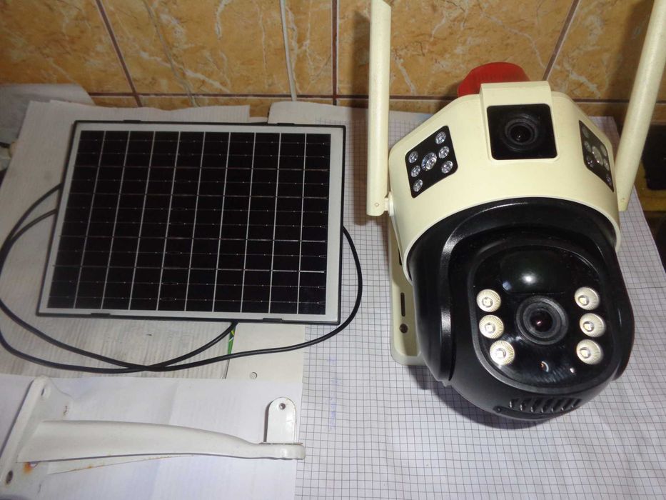 sistem de suprveghere cu panou solar