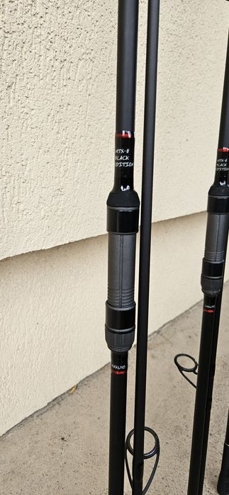 3 Lansete Hakuyo MTX Black Edition 3.6m + 3 mulinete Okuma CB60