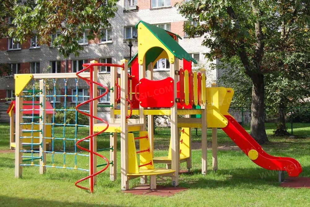 Детские площадки KSIL Болалар майдончаси Карусели Горки Качели
