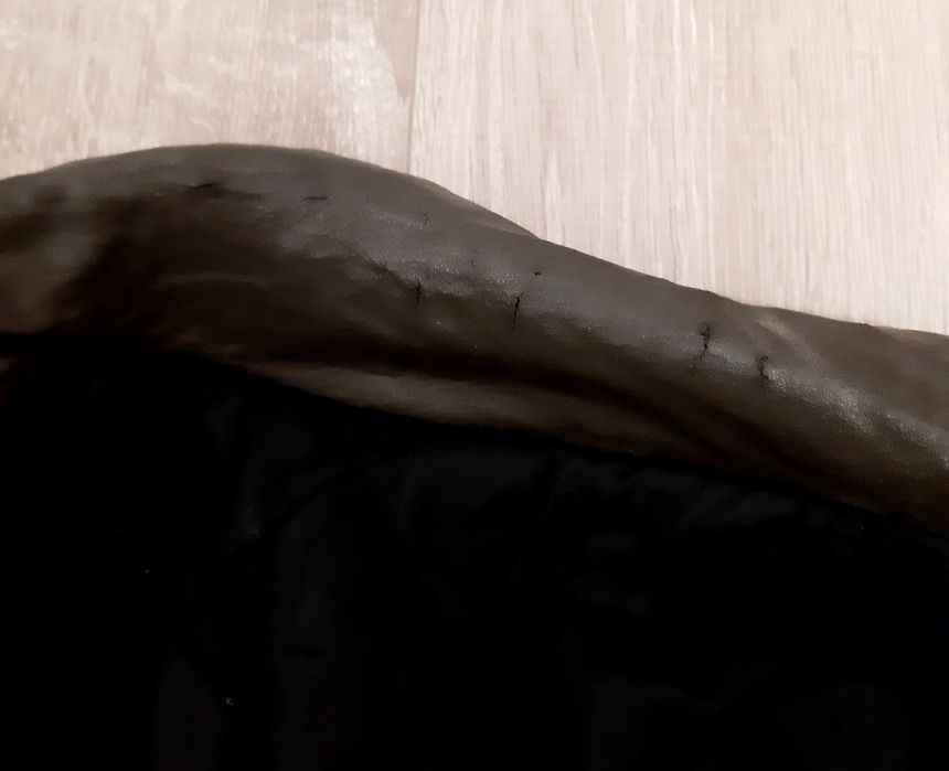 Две мъжки български кожени якета от еко кожа