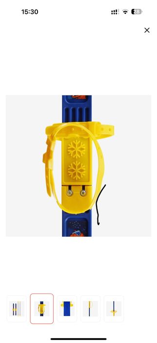 лыжи детские новые