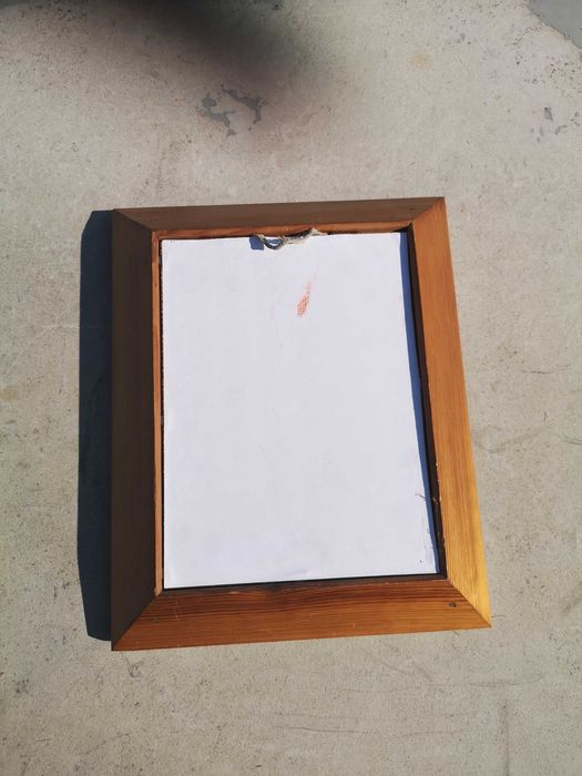 tablou in relief, rama lemn