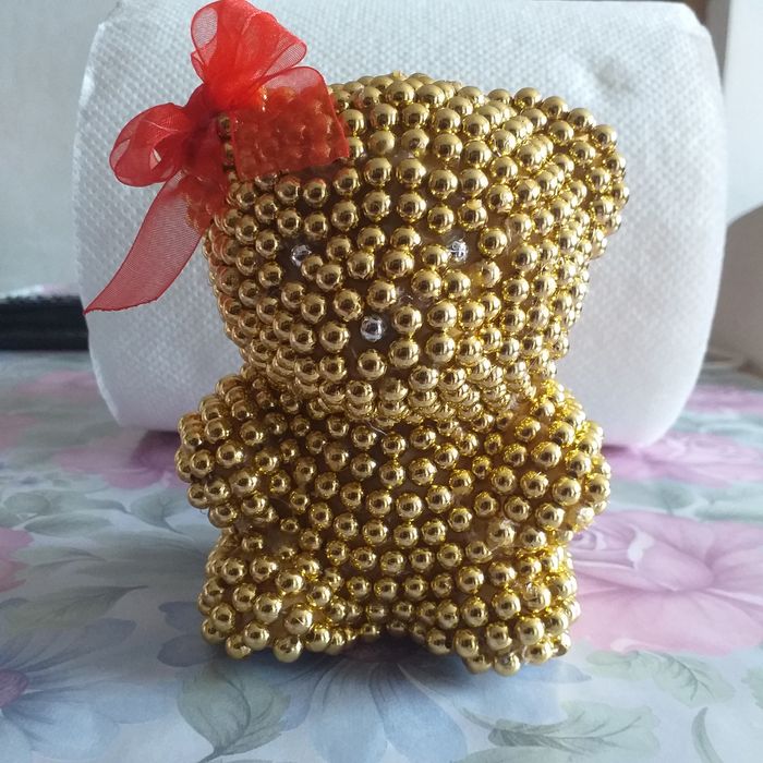 Ursuleți din spumă cu mărgele