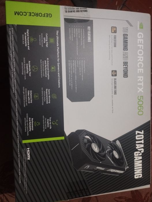 Видеокарта Zotac GeForce RTX 5060 GAMING