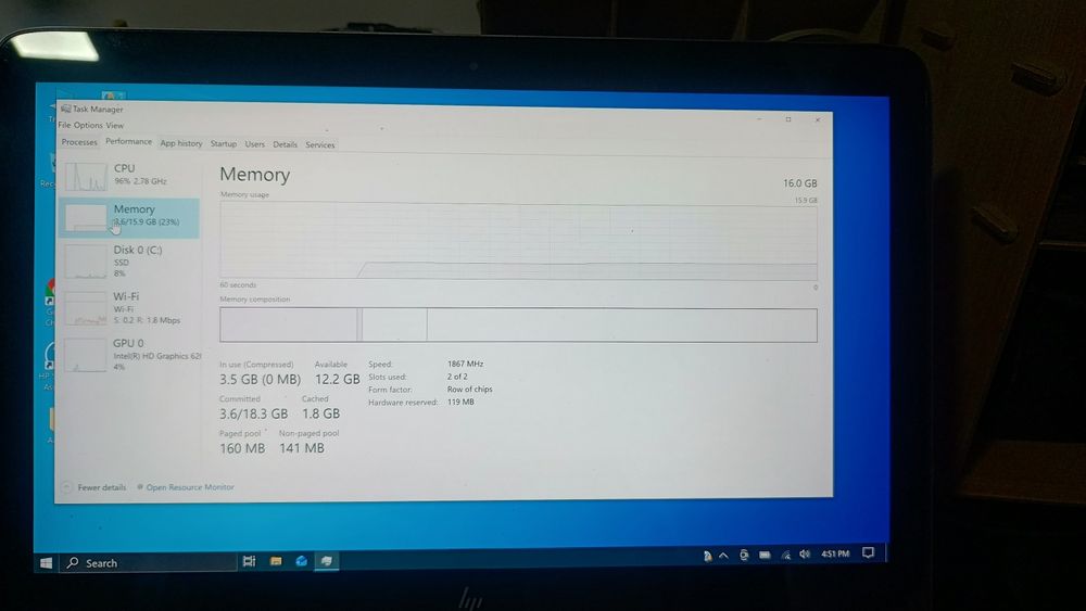 Vând laptop HP envy x360 convertible