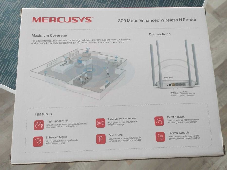 Рутер за интернет Mercusys MW325R
