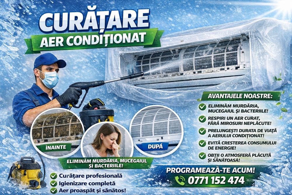 Curățare aer condiționat.