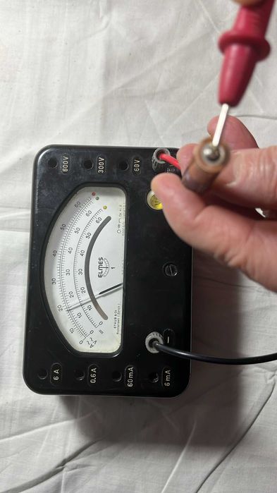 Raritate!Voltampermetru Elmes 1 Staub & Co. AG;Richterswil,funcţional!