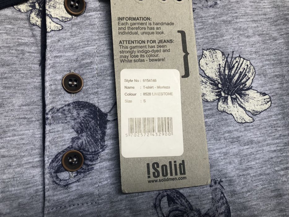 DOLOMITE / Gutteridge / !Solid ОРИГИНАЛИ мъжки поло тениски - р.S