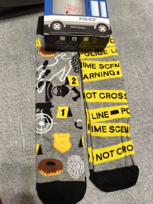 Șosete Rainbow Socks model Mașină de Poliție – 2 perechi, mărime 41-46