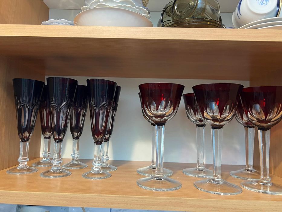 Set pahare vin si sampanie