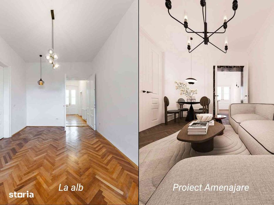 Apartament complet renovat, 3 camere, 2 bai, 91 mp, zona Bălăcescu — fotografia 1