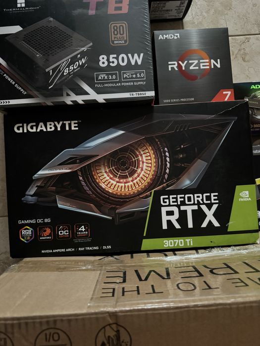 Placa video gygabite RTX3070TI gaming OC/8GB/256 bit FOLOSITA