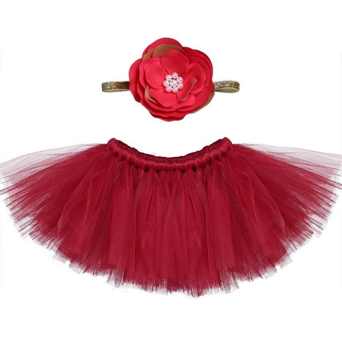 Costum/ set-fusta tutu si bentita- bebelusi- sedinte foto botez