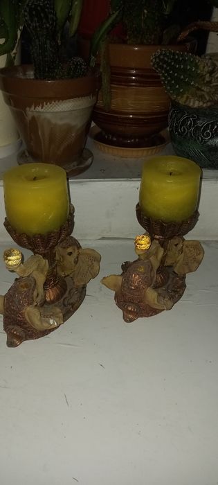 Екзотични свещници  от Индия