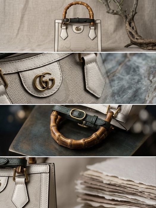 Маленькая бежевая сумочка Gucci