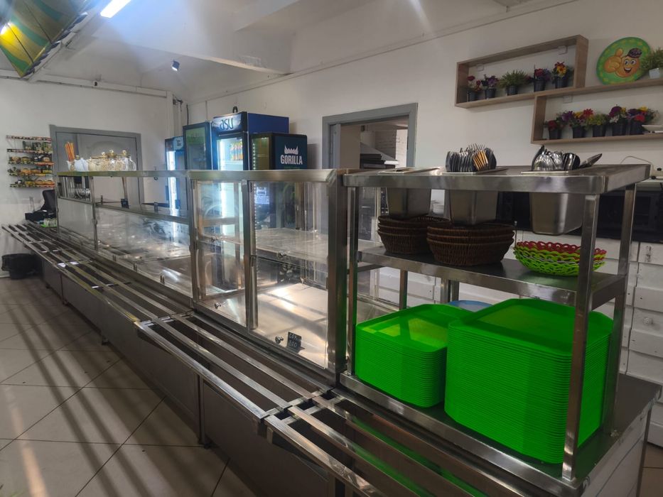 Линия раздачи для столовой/кафе